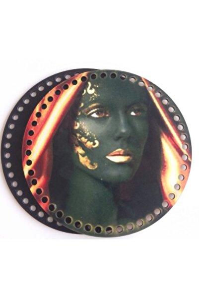 angel çanta aksesuar Drvena ploča prečnika 20 cm Re Sa šljokicama sa naslonom...