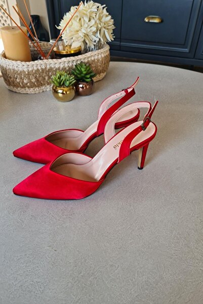 Topukla Footwear 036 3110 Kadın Saten Stiletto Ayakkabı