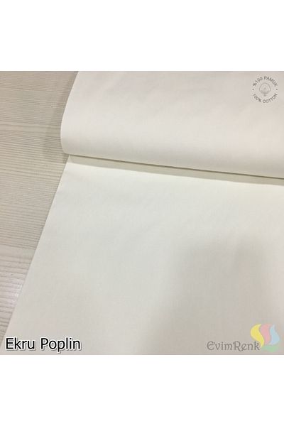 Renk Tekstil Απλό ύφασμα εκρού ποπλίνα