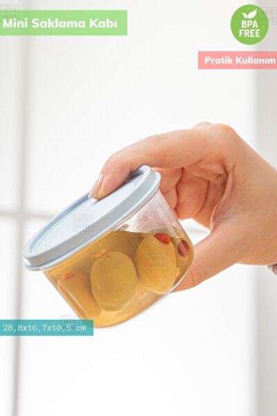 Jet's Home Set of 3 Bpa Free 175ml Mini Round Storage Container