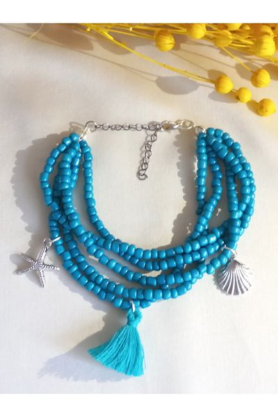 İPAR AKSESUAR Women's Cozy Dark Turquoise Design Bracelet