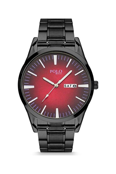 POLO Rucci Men's Wristwatch with Daily Calendar and Metal Strap Fbn22090x