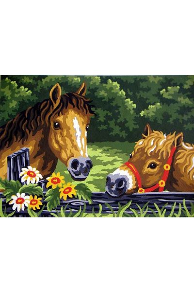 LİLYHOBBYLAND Printed Tapestry Set Collectıon D'art 40x30 Cm (WITH PROCESSING THREADS) 6235