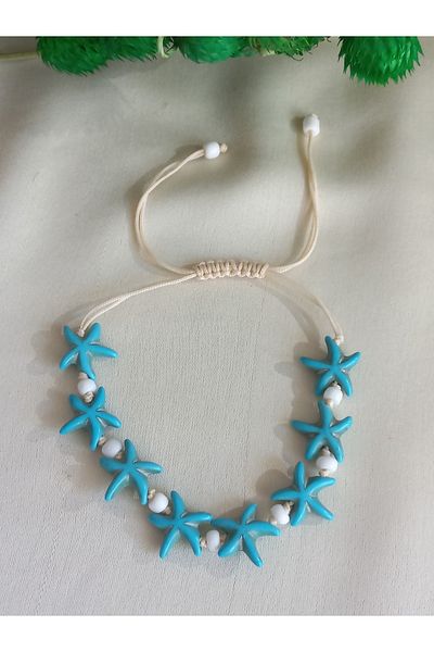 İPAR AKSESUAR Women - Turquoise Starfish Anklet