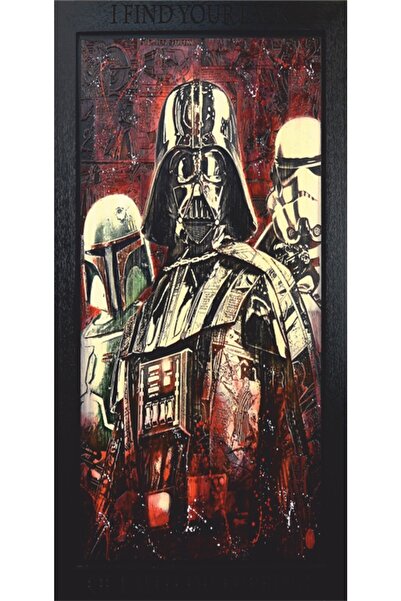 Hayat Poster Mini poster retro din lemn Star Wars