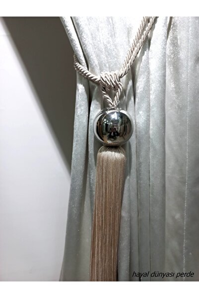 Hayal Dünyası Perde Aksesuarları Özel Yapım Dekoratif Perde Bağı Braçol
