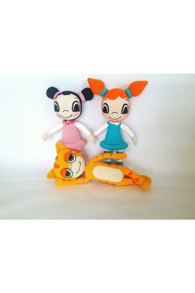 OYUNCAKPARK Canım Kardeşim Mine Müge Mıncır Takım Amigurumi Organik Oyuncak