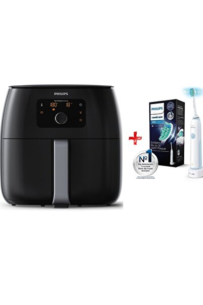 Philips 2225w 7.3 L 1.4kg Xxl Airfryer Fritöz+sonic Şarjlı Diş Fırçası
