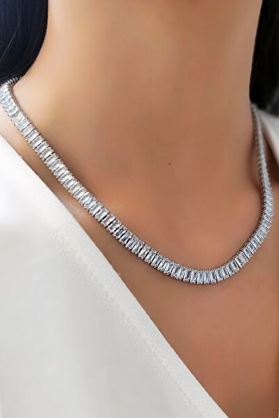 Pati Bijuteri Baguette Waterway Necklace