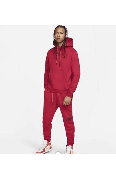 Red nike clearance jogger set