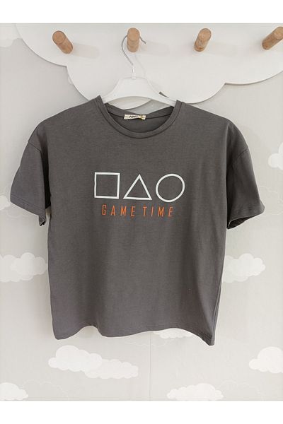 Joly Boys' T-shirt Game Time Printed Oversize 7 8 Years 8 9 Years 9 10 Years 11 12 Years