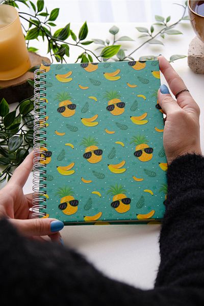 CoNotes Hard Cover Spiral Dotted Notebook - Bullet Journal