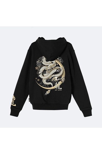 Shout Dragon On The Moon Oversize Hoodie