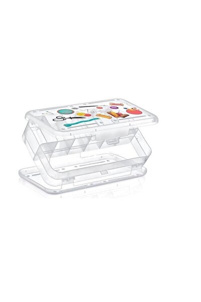 Gondol Double Sided 10 Compartment Hobby and Sewing Box - Organizer Box, Mult...