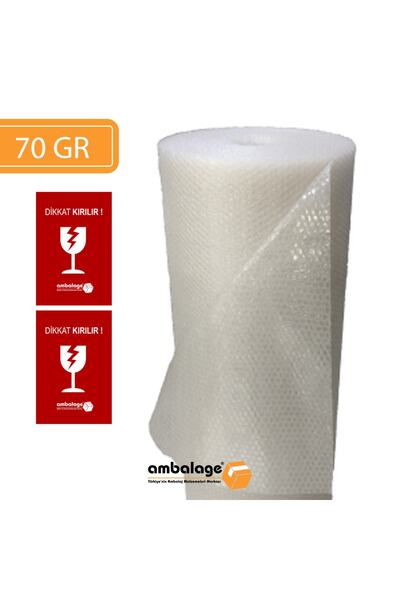 Ambalage Balonlu Naylon 150cm 10 Metre 70gr Kalın Çift Kat Mobilya Sarma Eşya...