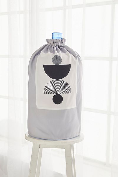AYSHOME Ays Home Gray Black Abstract Pattern Carboy Case
