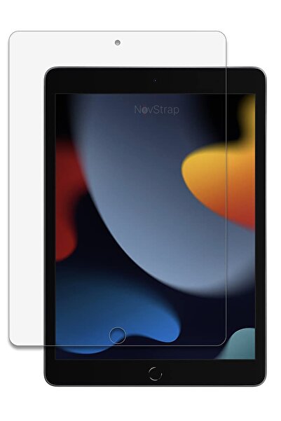 NovStrap Apple Ipad 7 Nesil 8 Nesil 9 Nesil 10.2 Inç Ile Uyumlu Ekran Koruyuc...