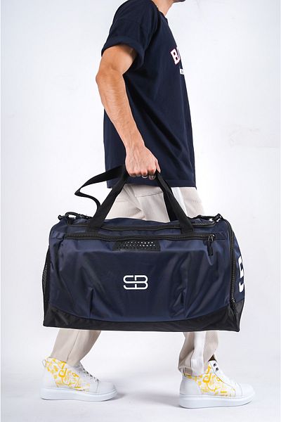 Solo Bag Nagy méretű uniszex sötétkék sport-fitness és utazótáska szellőző cipőrekesszel