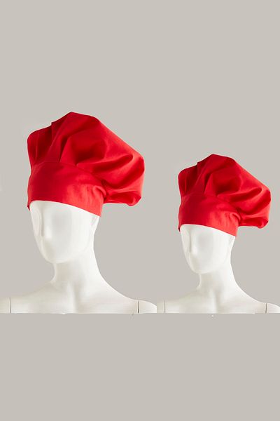 AYSHOME Ays Home Mother Child Red Cap and Bonnet Set of 2