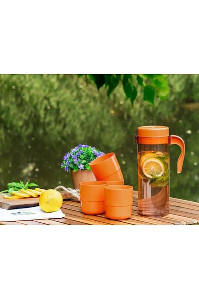 Paşabahçe Laure 4 Cup Jug Set