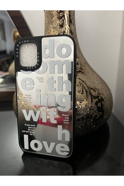 Casetify iPhone 11 Compatible Love Patterned Mirrored Phone Case