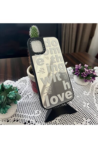 Casetify Iphone 11 Uyumlu Love Desenli Aynalı Telefon Kılıfı