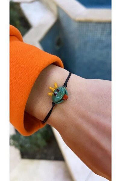 Afrika Butik Kurbağa Prens Murano Bileklik