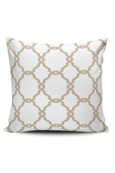 Alkan Homes غطاء وسادة بنمط مغربي بلون المنك