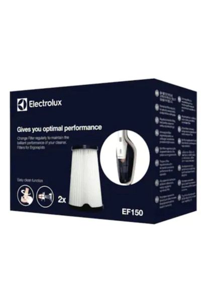 Electrolux مكنسة كهربائية Ergorapido Ef150 متوافقة مع فلتر Hepa الأسطواني في صندوق • قطعتان