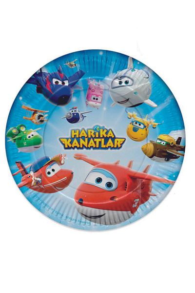 sürpriz organizasyon Wonderful Wings Cardboard Plate