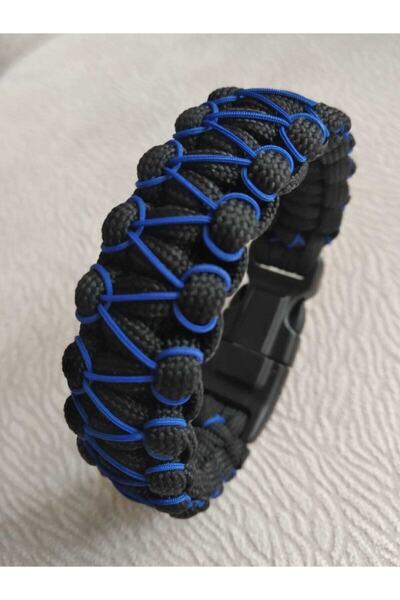 PARACORD DÜNYASI Paracord Cobra Işlemeli Model Ateş Başlatıcı + Pusulalı Surv...