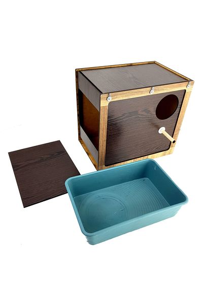 Demo Tasarım Professional Cockatiel Nest with Wenge Frame