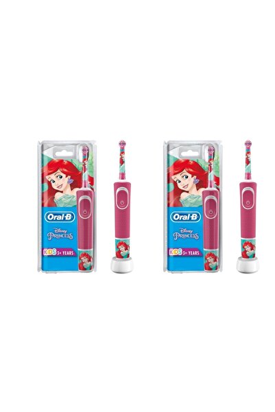 Çocuklar Için Şarj Edilebilir Diş Fırçası D100 Princess (2 Adet)