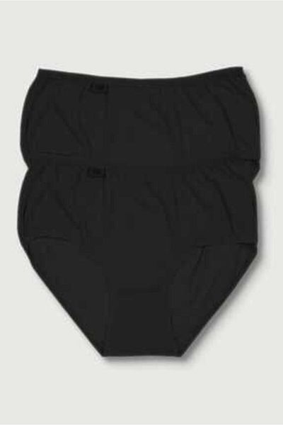 Tutku Pachet de 6 chiloți negri din Lycra Bato pentru femei 0924 Msnv365t0924unl6s
