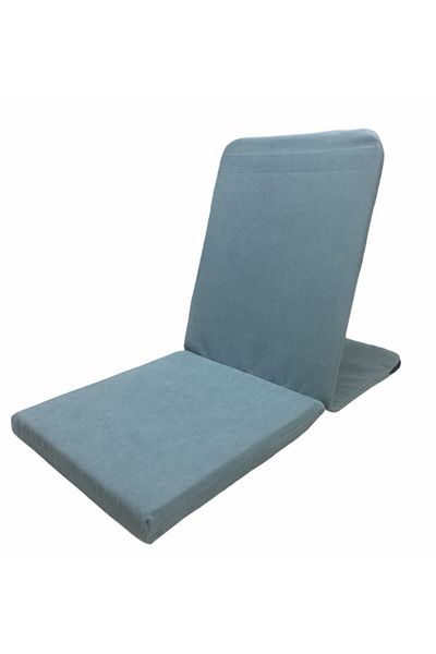 REMEGE Meditation Chair - Backjack - Supported Floor Cushion - Thai Feather Cotton Fabric