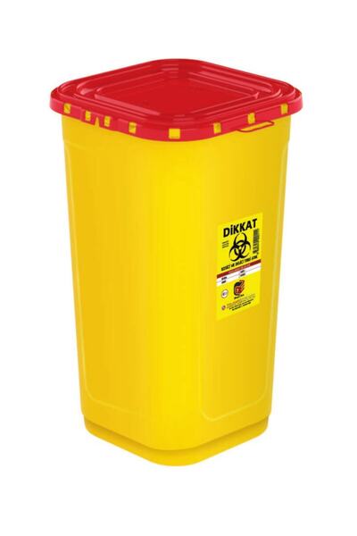 Genel Markalar 60 Lt Köşeli Tıbbi Atık Kovası, Güvenli ve Pratik Kullanım İçi...