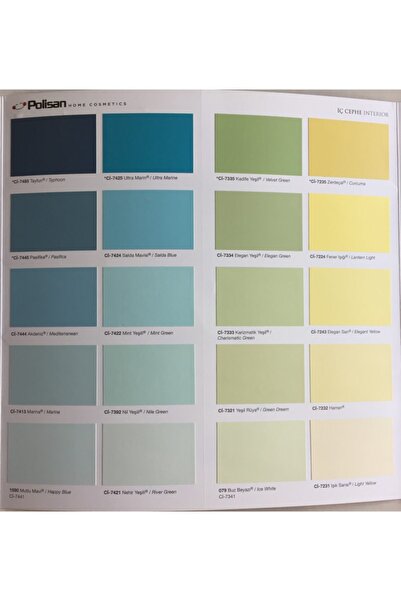 Polisan Popüler Plastik Iç Cephe Boyası 20 Kg Işık Sarısı