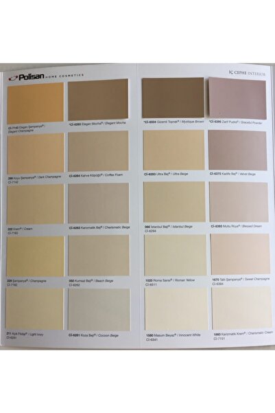 Polisan Popüler Plastik Iç Cephe Boyası 20 Kg Işık Sarısı