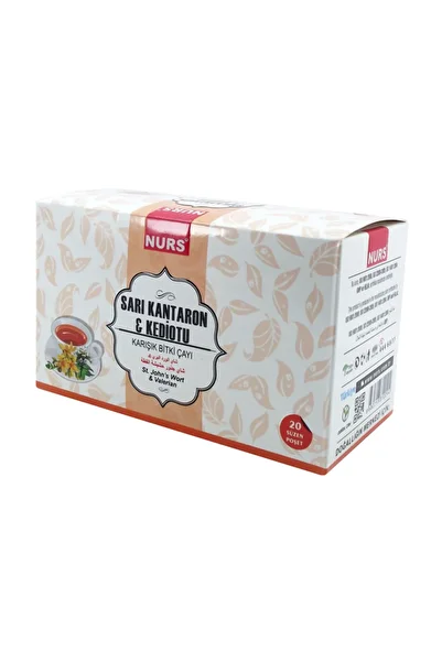 Nurs Lokman Hekim St. John's Wort St. John's Wort Herbal Tea Set of 20 Filtered Sachets
