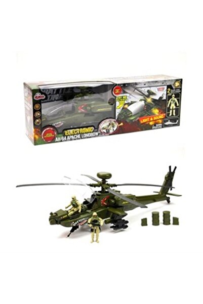 Vardem Işıklı Ve Sesli Apache Helikopter