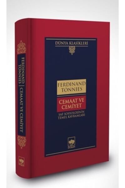 Ötüken Neşriyat Cemaat Ve Cemiyet - Ferdinand Tönnies 9786254080029