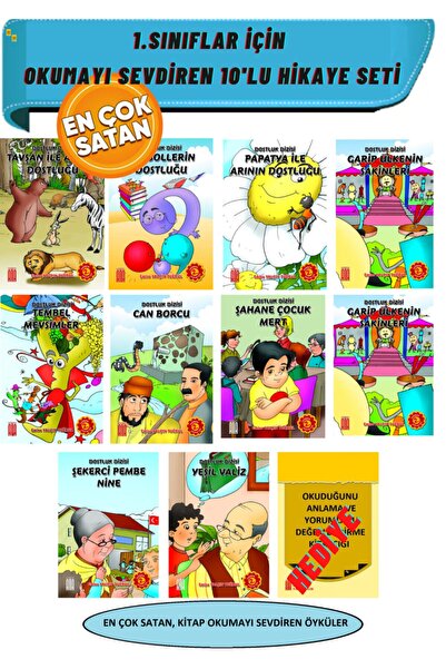 Ata Yayıncılık 2.sınıflar Için Okumayı Sevdiren 10'lu Kitap Seti+değerlendirm...