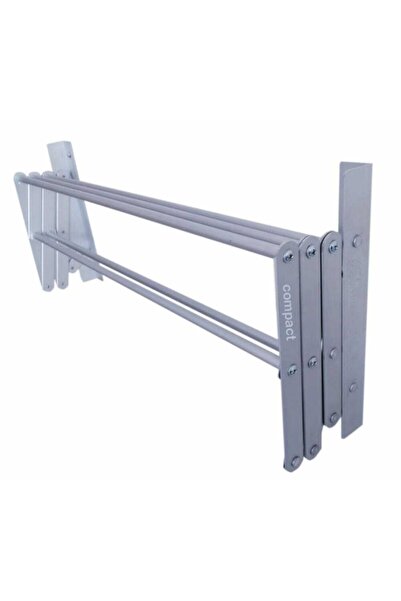 COMPACT 80 Cm 5 Askılı Pratik Çamaşır Kurutma Askısı Duvara Monte Akordiyon T...
