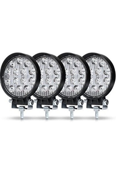Mfk Off Road Arazi Aracı Ledli Aydınlatma 12v 4 Adet Yüksek Aydınlatma