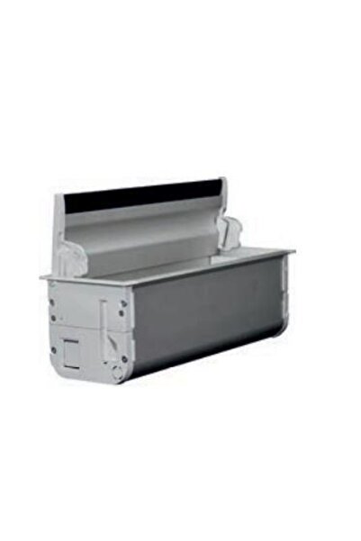 NE-AD Marka (BOŞ KUTU FİYATIDIR )Alüminyum 8 Modül Kapaklı Masa Üstü Priz Kutusu