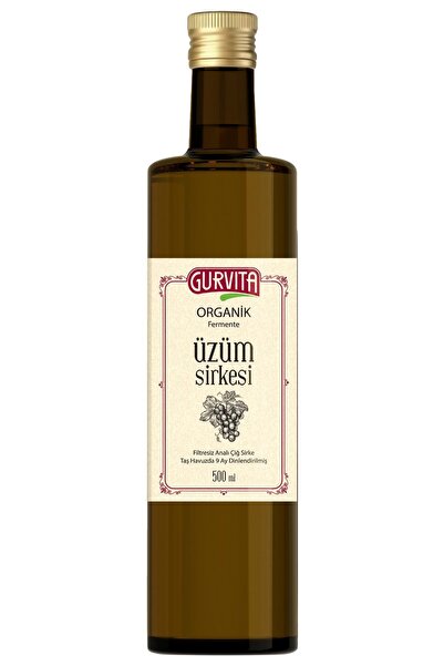Gurvita Organik Üzüm Sirkesi 500 ml