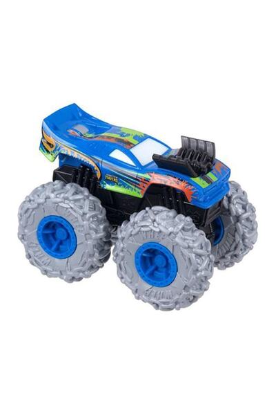 HOT WHEELS Monster Trucks Çek Bırak Arabalar Gvk37 - Rodger Dodger Mavi