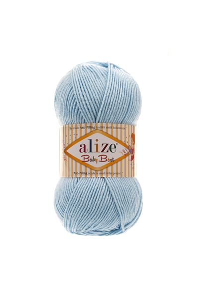Alize 40 de culoare albastră Baby Best fire de tricotat manual