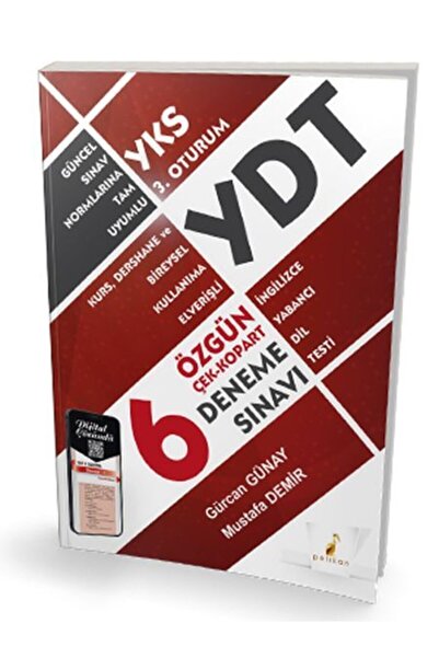 Genel Markalar Yks 3. Oturum Ydt Ingilizce Özgün 6 Deneme Sınavı Çek Kopart