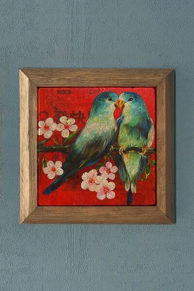 Oscar Stone Decor Masif Çerçeveli Taş Tablo 28x28 cm